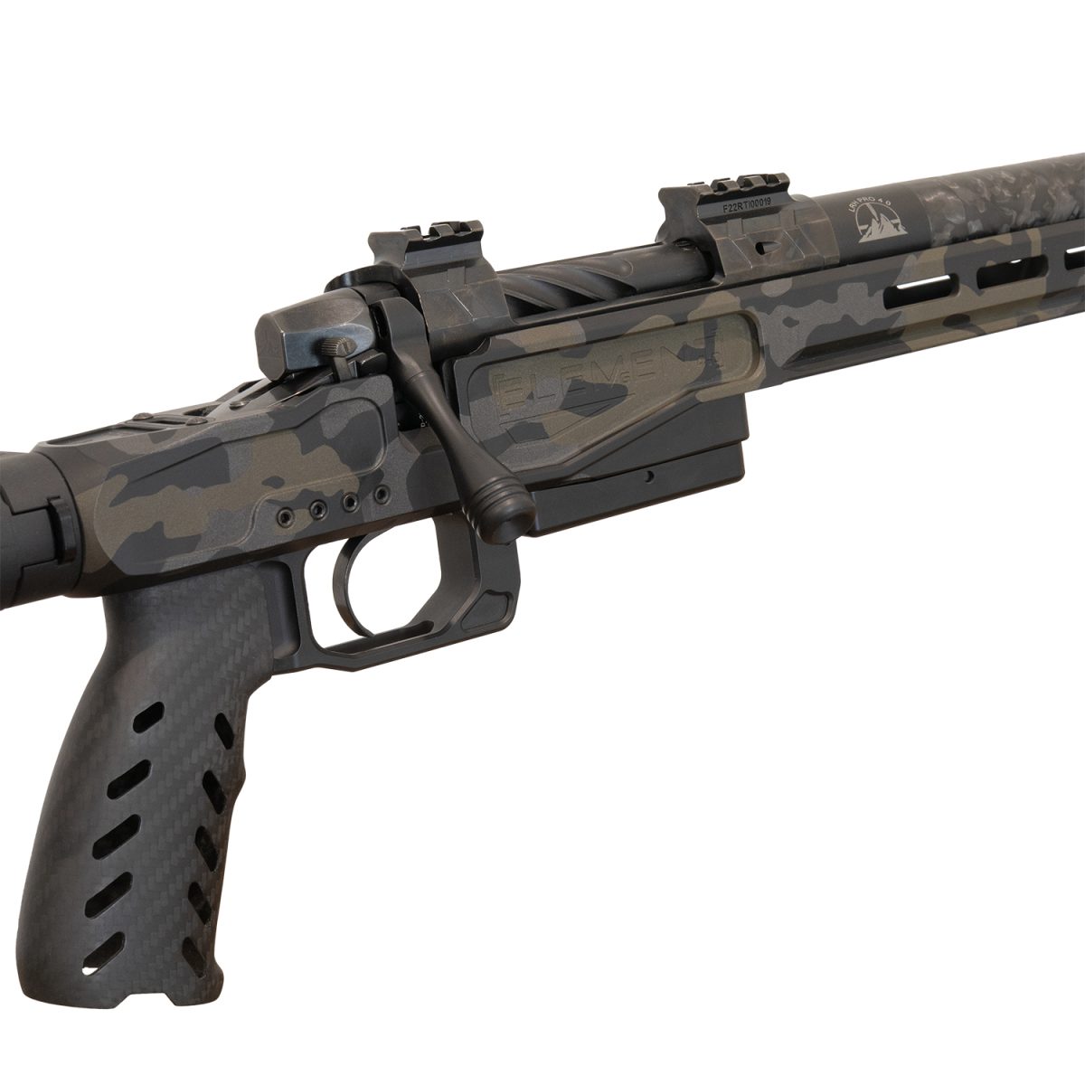Long Range Hunter 4.0 trigger, grip and action left side