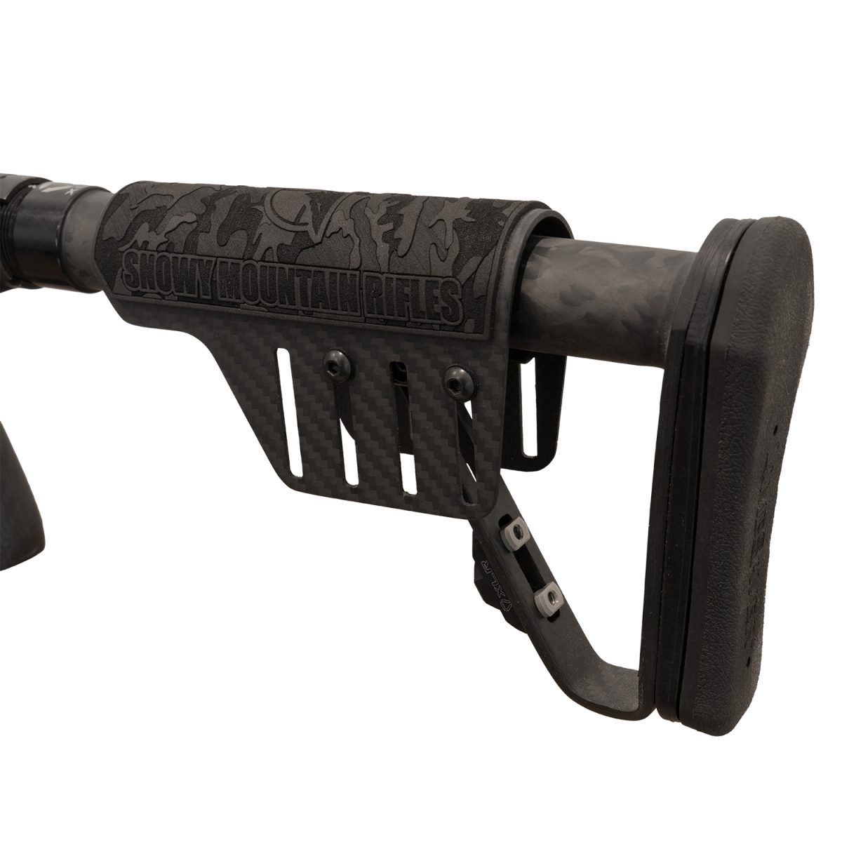 Long Range Hunter 4.0 stock rear custom cheek rest