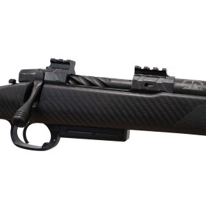 Long Range Hunter over bolt view with SMR logo