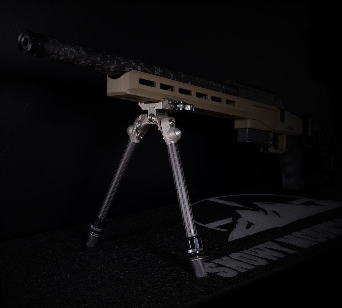 Snowy Mountain Rifle Co. | Custom Long-Range Rifles backlanz precision lite arca clamp with rifle