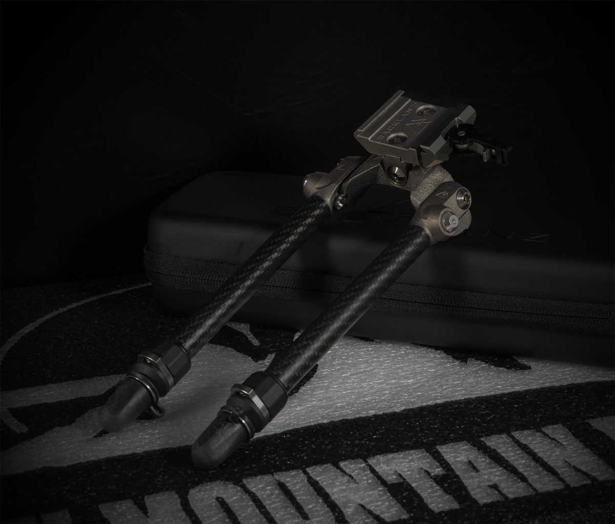 backlanz precision long range bipod with arca clamp empty